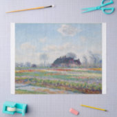 Claude Monet | Tulip Fields at Sassenheim (1886) Seidenpapier (Basteln)