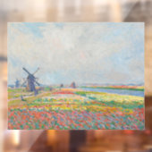 Claude Monet - Tulip Fields bei Den Haag Fensteraufkleber (Blatt 2)