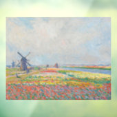 Claude Monet - Tulip Fields bei Den Haag Fensteraufkleber (Blatt 3)