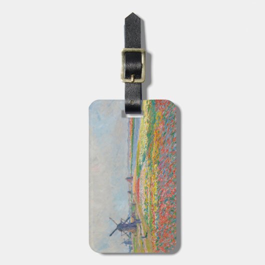 Claude Monet - Tulip Fields bei Den Haag Gepäckanhänger (Vorderseite vertikal)