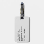 Claude Monet - Tulip Fields bei Den Haag Gepäckanhänger (Rückseite vertikal)