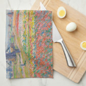 Claude Monet - Tulip Fields bei Den Haag Geschirrtuch (Viertel Falte)