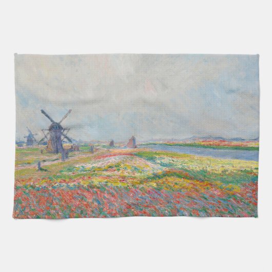 Claude Monet - Tulip Fields bei Den Haag Geschirrtuch (Horizontal)