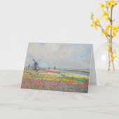 Claude Monet - Tulip Fields bei Den Haag Karte (Gelbe Blume)