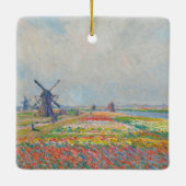 Claude Monet - Tulip Fields bei Den Haag Keramikornament (Rückseite)