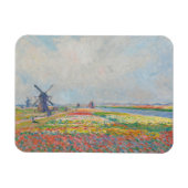 Claude Monet - Tulip Fields bei Den Haag Magnet (Horizontal)
