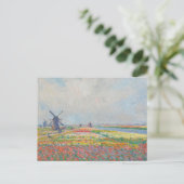 Claude Monet - Tulip Fields bei Den Haag Postkarte (Stehend Vorderseite)