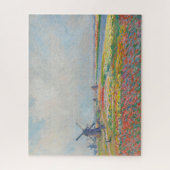 Claude Monet - Tulip Fields bei Den Haag Puzzle (Vertikal)