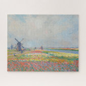 Claude Monet - Tulip Fields bei Den Haag Puzzle (Horizontal)