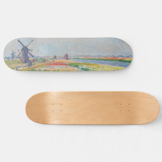 Claude Monet - Tulip Fields bei Den Haag Skateboard (Horizontal)