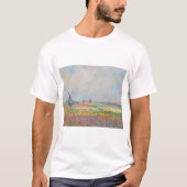 Claude Monet - Tulip Fields bei Den Haag T-Shirt (Vorderseite)