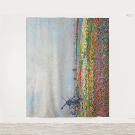 Claude Monet - Tulip Fields bei Den Haag Wandteppich (Vorderseite)