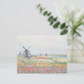 Claude Monet Tulip Fields Den Haag Impressionist Postkarte (Stehend Vorderseite)