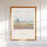 Claude Monet Tulip Fields Haag 1886 Poster<br><div class="desc">Claude Monet Tulip Fields Haag 1886</div>