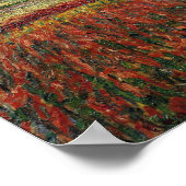 Claude Monet | Tulip Fields Rijnsburg Windmill Poster (Ecke)