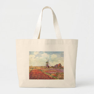 Claude Monet Tulips in Holland Jumbo Stoffbeutel