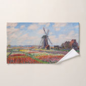 Claude Monet - Tulpenfeld in Holland Badhandtuch Set (Handtuch)