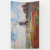 Claude Monet - Tulpenfeld in Holland Banner (Vertikal)