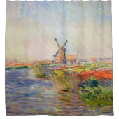 Claude Monet - Tulpenfeld in Holland Duschvorhang (Vorderseite)