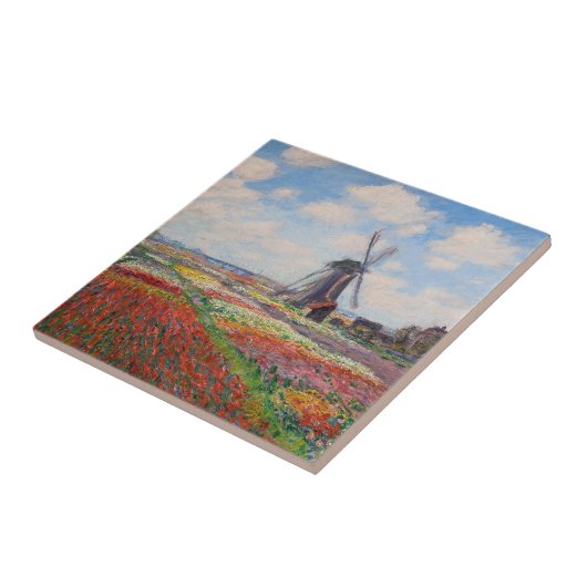 Claude Monet - Tulpenfeld in Holland Fliese (Seite)