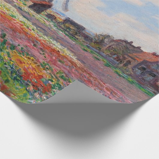 Claude Monet - Tulpenfeld in Holland Geschenkpapier (Ecke)