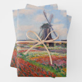 Claude Monet - Tulpenfeld in Holland Geschenkpapier Set (Beispiel)