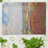Claude Monet - Tulpenfeld in Holland Geschirrtuch (Gefaltet)