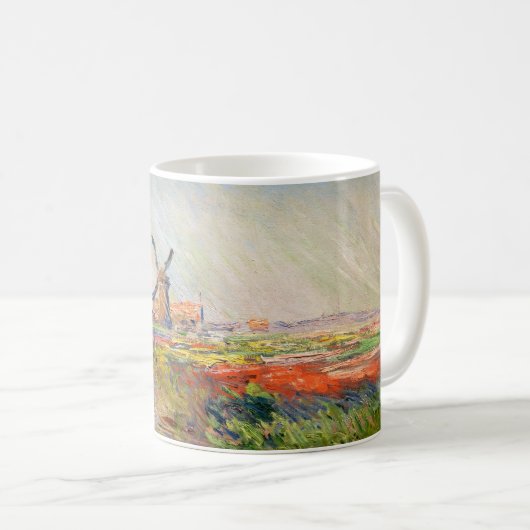Claude Monet - Tulpenfeld in Holland Kaffeetasse (VorderseiteRechts)