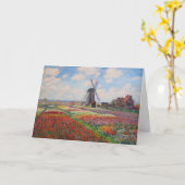 Claude Monet - Tulpenfeld in Holland Karte (Gelbe Blume)