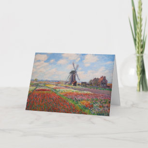 Claude Monet - Tulpenfeld in Holland Karte