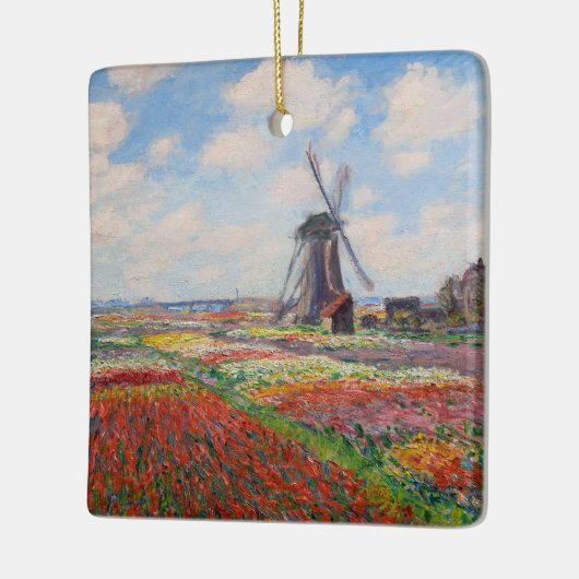 Claude Monet - Tulpenfeld in Holland Keramikornament (Links)