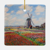 Claude Monet - Tulpenfeld in Holland Keramikornament (Rückseite)