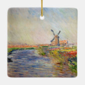 Claude Monet - Tulpenfeld in Holland Keramikornament (Rückseite)