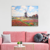 Claude Monet - Tulpenfeld in Holland Leinwanddruck (Insitu (Wohnzimmer))