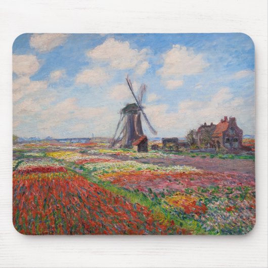Claude Monet - Tulpenfeld in Holland Mousepad (Vorne)