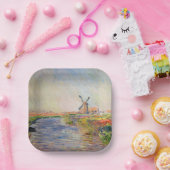 Claude Monet - Tulpenfeld in Holland Pappteller (Party)