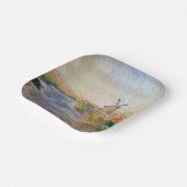 Claude Monet - Tulpenfeld in Holland Pappteller (Gewinkelt)