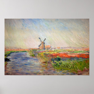 Claude Monet - Tulpenfeld in Holland Poster