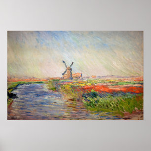 Claude Monet - Tulpenfeld in Holland Poster