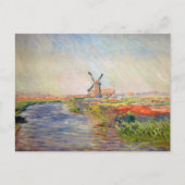 Claude Monet - Tulpenfeld in Holland Postkarte (Vorderseite)