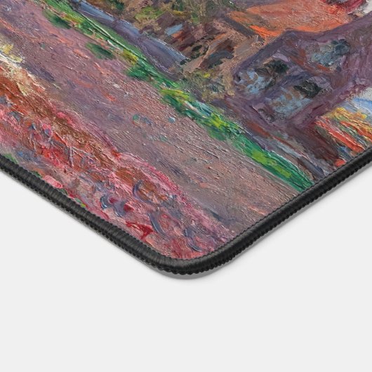 Claude Monet - Tulpenfeld in Holland Schreibtischunterlage (Ecke)