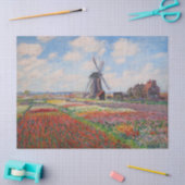 Claude Monet - Tulpenfeld in Holland Seidenpapier (Basteln)