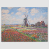 Claude Monet - Tulpenfeld in Holland Seidenpapier (Vorderseite)