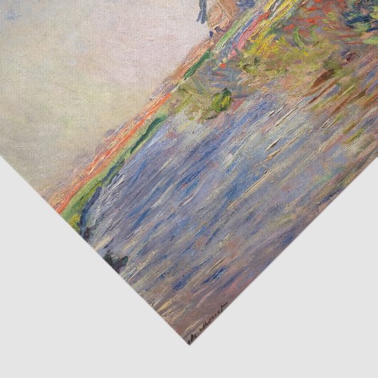 Claude Monet - Tulpenfeld in Holland Seidenpapier (Ausschnitt)