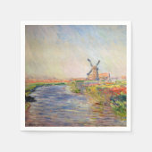 Claude Monet - Tulpenfeld in Holland Serviette (Vorderseite)