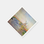 Claude Monet - Tulpenfeld in Holland Serviette (Ecke)