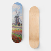 Claude Monet - Tulpenfeld in Holland Skateboard (Vorderseite)