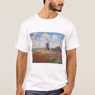 Claude Monet - Tulpenfeld in Holland T-Shirt
