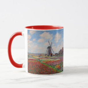 Claude Monet - Tulpenfeld in Holland Tasse