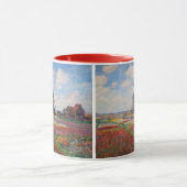 Claude Monet - Tulpenfeld in Holland Tasse (Zentrum)
